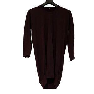 Boboutic Wool Silk Blend Hi Lo Tunic Sweater Size Medium